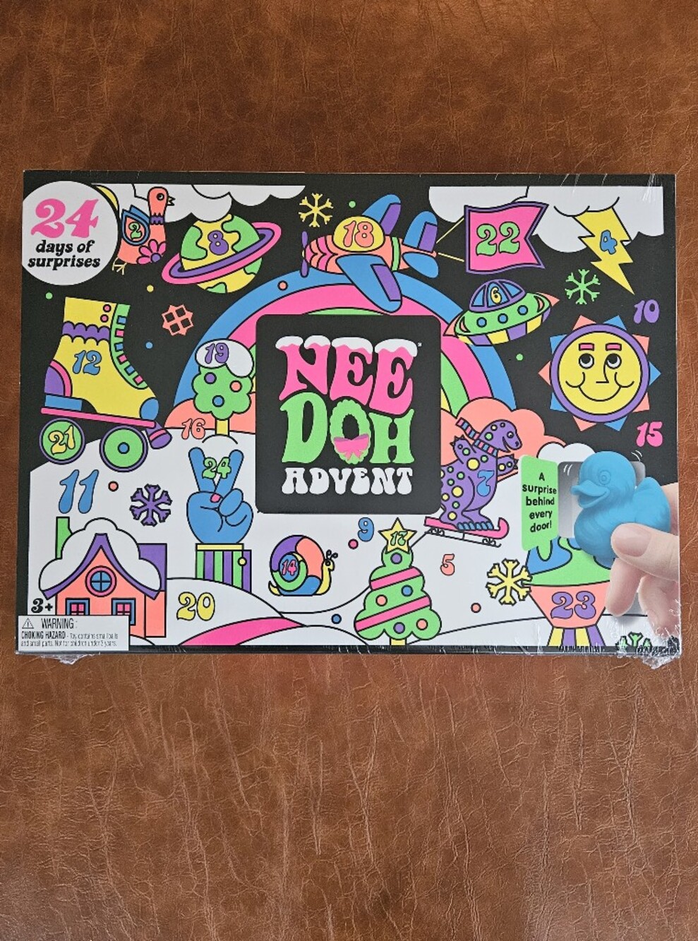 New Official Schylling Needoh Advent Calender Kids Toy - Squishy